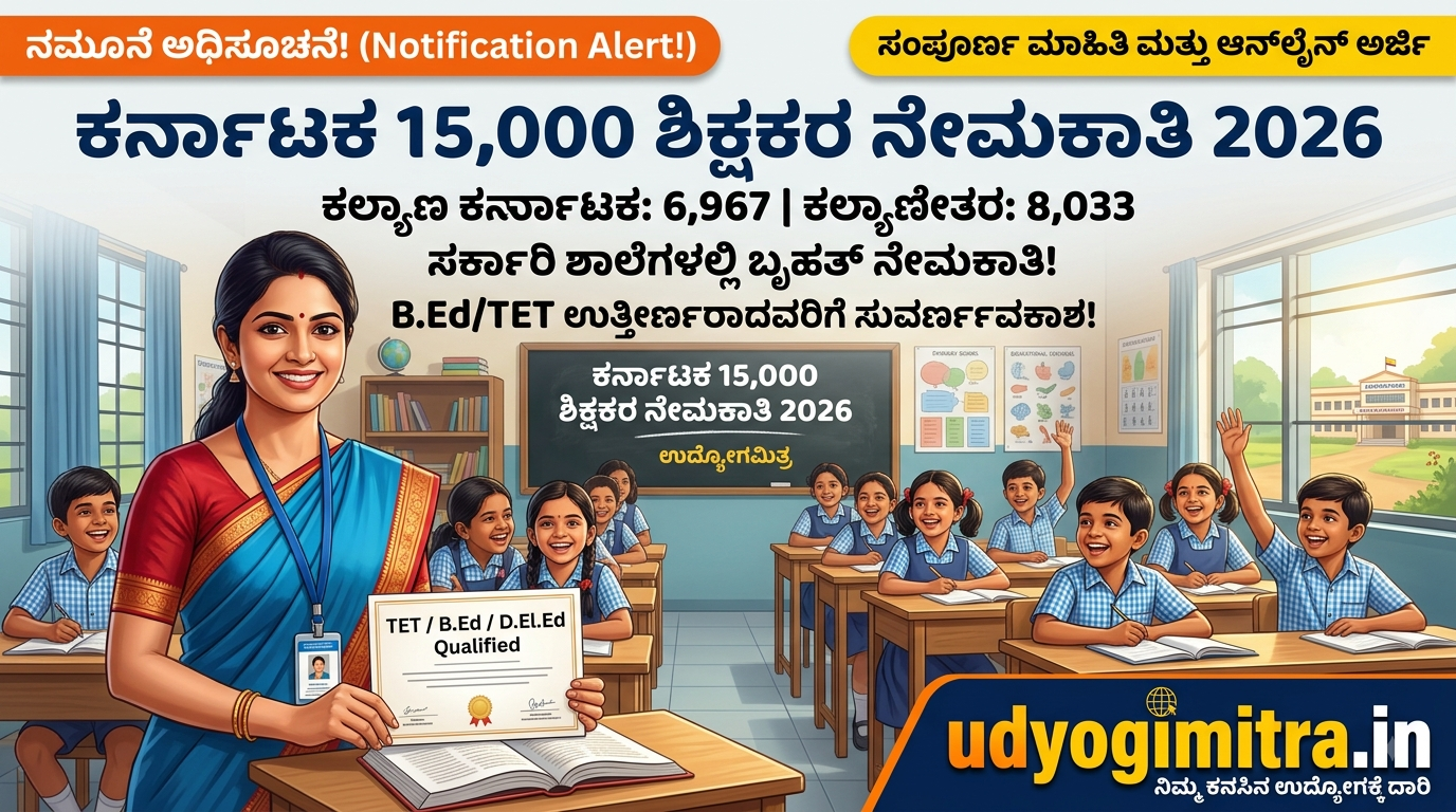 ಕರ್ನಾಟಕ-15000-ಶಿಕ್ಷಕರ-ನೇಮಕಾತಿ-2026